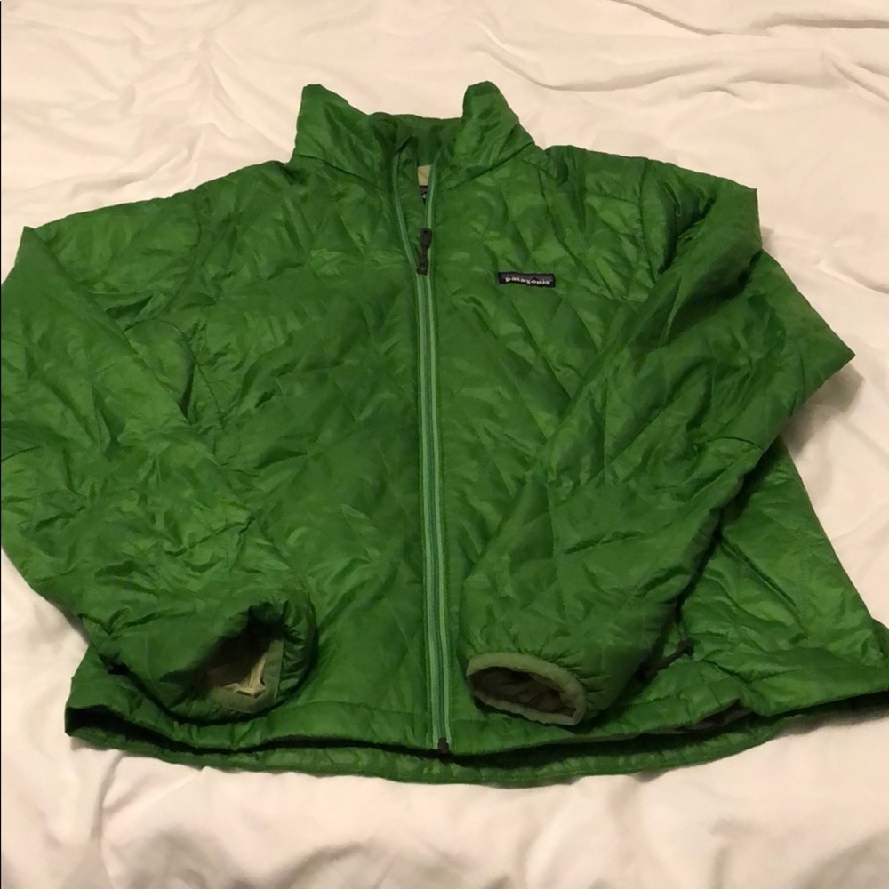 Green Patagonia jacket